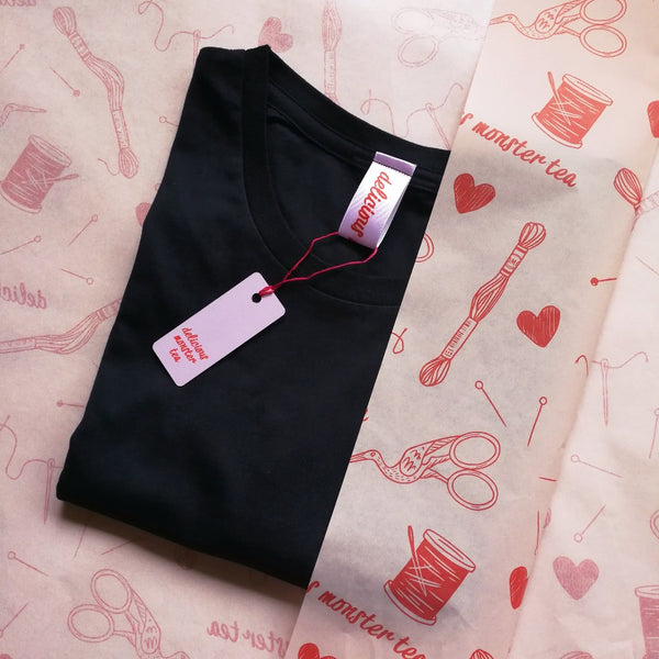 eco organic cotton dark navy sustainably and ethically sourced tshirt