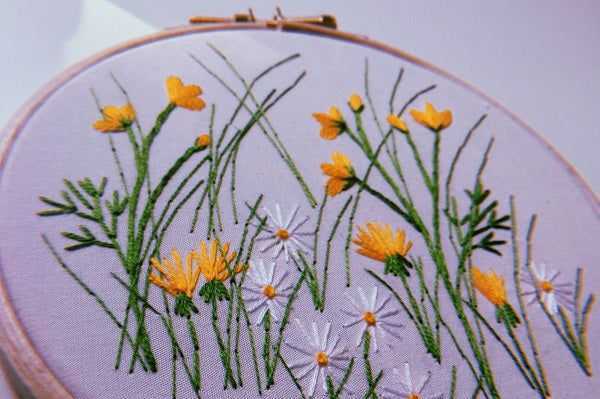 DIY Embroidery: Wildflower Meadow Hoop Kit