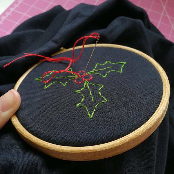 *LIMITED* DIY Embroidery Kit - Navy T-Shirt