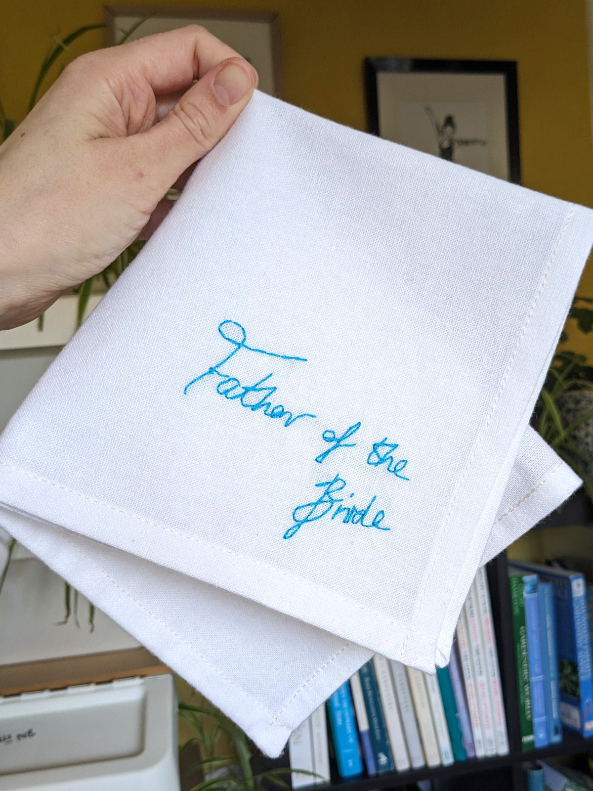 father of the bride hanky gift